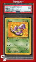 Team Rocket 56 Ekans 1st Edition PSA 7
