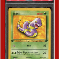 Team Rocket 56 Ekans 1st Edition PSA 4