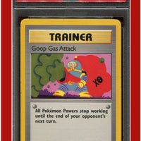 Team Rocket 78 Goop Gas Attack 1st Edition PSA 7