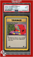 Team Rocket 78 Goop Gas Attack 1st Edition PSA 9
