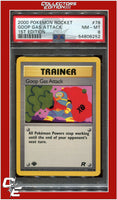 Team Rocket 78 Goop Gas Attack 1st Edition PSA 8
