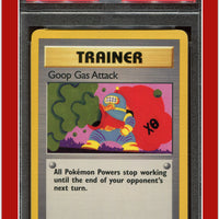 Team Rocket 78 Goop Gas Attack 1st Edition PSA 8