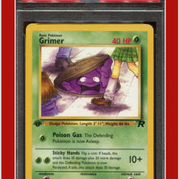 Team Rocket 57 Grimer 1st Edition PSA 8