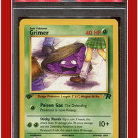 Team Rocket 57 Grimer 1st Edition PSA 8