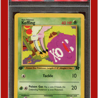 Team Rocket 58 Koffing 1st Edition PSA 4