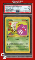 Team Rocket 58 Koffing 1st Edition PSA 8
