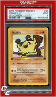 Team Rocket 61 Mankey 1st Edition PSA 9
