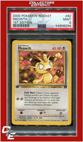 Team Rocket 62 Meowth 1st Edition PSA 9
