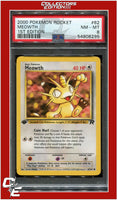 Team Rocket 62 Meowth 1st Edition PSA 8
