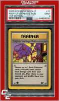 Team Rocket 77 Nightly Garbage Run 1st Edition PSA 9
