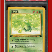 Team Rocket 63 Oddish 1st Edition PSA 9