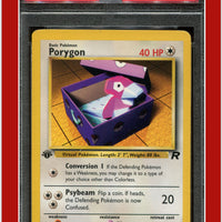 Team Rocket 48 Porygon 1st Edition PSA 9