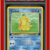 Team Rocket 65 Psyduck 1st Edition PSA 5