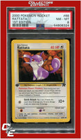 Team Rocket 66 Rattata 1st Edition PSA 8
