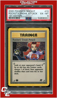 Team Rocket 72 Rocket's Sneak Attack 1st Edition PSA 6
