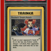 Team Rocket 72 Rocket's Sneak Attack 1st Edition PSA 6