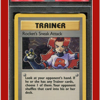 Team Rocket 72 Rocket's Sneak Attack 1st Edition PSA 6