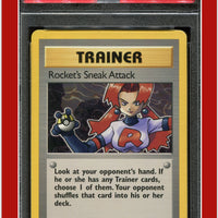 Team Rocket 72 Rocket's Sneak Attack 1st Edition PSA 7