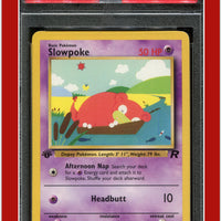 Team Rocket 67 Slowpoke 1st Edition PSA 9