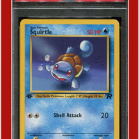 Team Rocket 68 Squirtle 1st Edition PSA 9