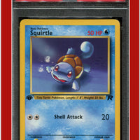 Team Rocket 68 Squirtle 1st Edition PSA 7