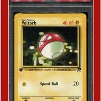 Team Rocket 69 Voltorb 1st Edition PSA 8