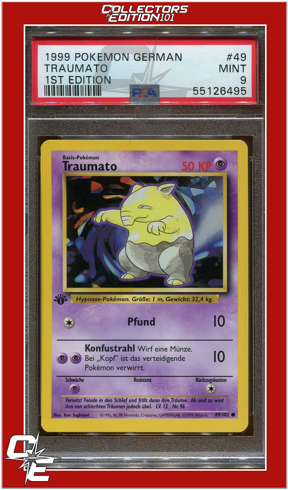 German 49 Traumato 1st Edition PSA 9 German 49 Traumato 1st Edition PSA 9