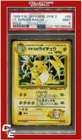 Japanese Gym 2 26 LT. Surge's Raichu Holo PSA 9
