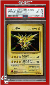 Japanese Basic 145 Zapdos Holo PSA 4