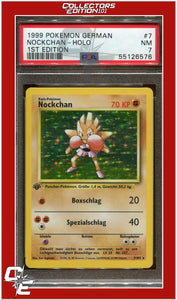 German 7 Nockchan Holo 1st Edition PSA 7