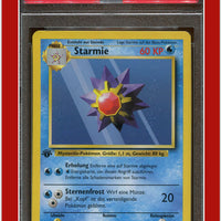 German 64 Starmie 1st Edition PSA 8