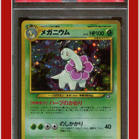 Japanese Neo 154 Meganium Holo Premium File PSA 7