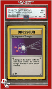 French 81 Sauvegarde D'Energie 1st Edition PSA 9