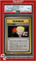 Japanese Gym LT. Surge's Secret Plan Trainer PSA 9
