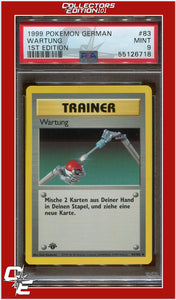 German 83 Wartung 1st Edition PSA 9