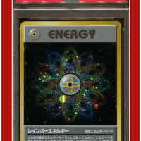 Japanese Rocket Rainbow Energy Holo PSA 4