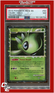 Triumphant 92 Celebi Holo PSA 7