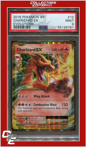 Evolutions 12 Charizard EX PSA 9