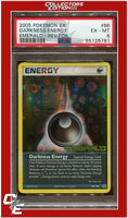 EX Emerald 86 Darkness Energy Reverse Foil PSA 6
