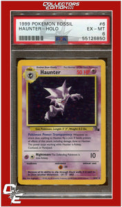 Fossil 6 Haunter Holo PSA 6