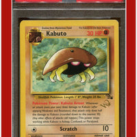 Fossil 50 Kabuto Wizards Gold Stamp PSA 4