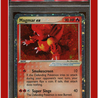 EX Ruby & Sapphire 100 Magmar EX Holo PSA 6