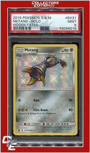 Hidden Fates SV31 Metang Holo PSA 9