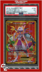 BREAKthrough 164 Full Art Mewtwo EX Secret PSA 5