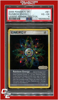 EX Legend Maker 81 Rainbow Energy Reverse Foil PSA 4
