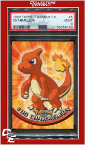 Topps Pokemon TV 5 Charmeleon PSA 9