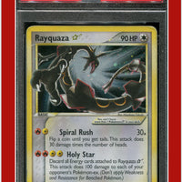 EX Deoxys 107 Rayquaza Holo Gold Star PSA 2