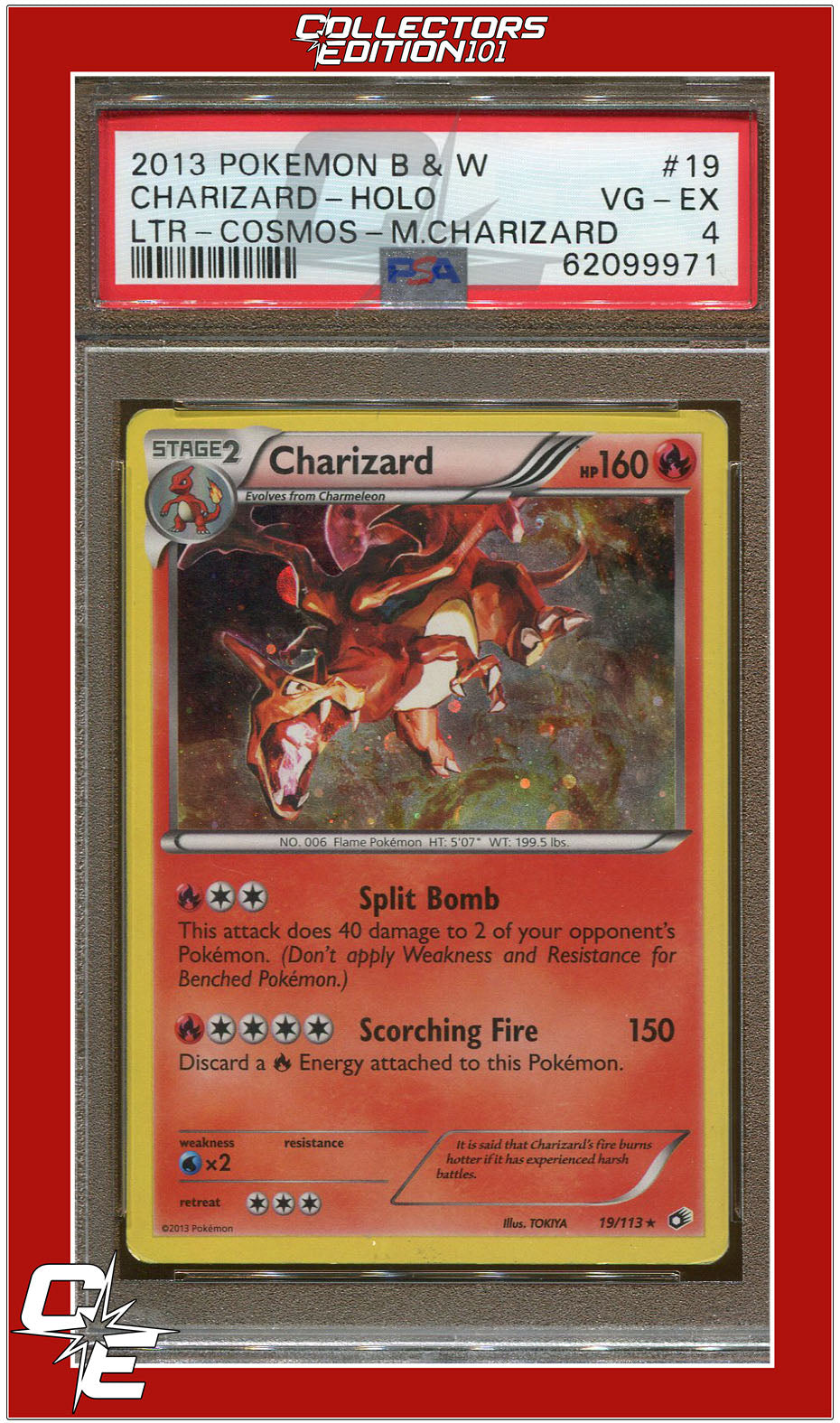 CGC 7.5 Charizard LV. X Graded Pokemon Card