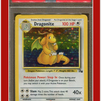 Fossil 4 Dragonite Holo PSA 5