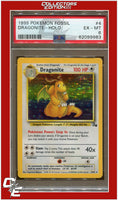 Fossil 4 Dragonite Holo PSA 6
